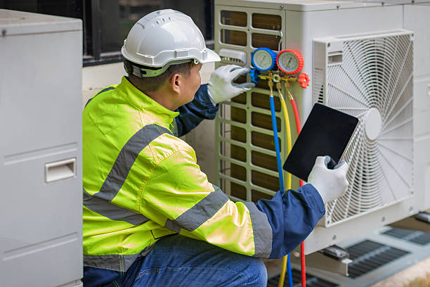 Professional Ac Installation technician working in Weedsport, NY